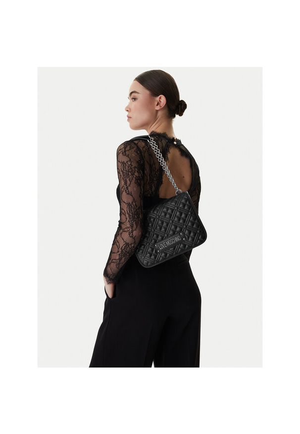 Love Moschino - Torebka LOVE MOSCHINO. Kolor: czarny