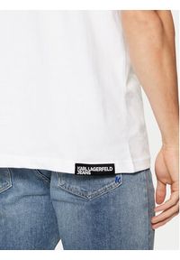 Karl Lagerfeld Jeans T-Shirt A1M17002 Biały Regular Fit. Kolor: biały. Materiał: bawełna #3