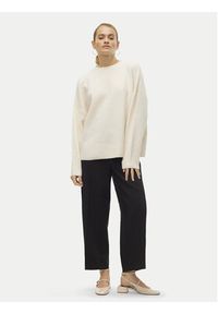 Vero Moda Sweter Boom 10320463 Écru Loose Fit. Materiał: syntetyk #5