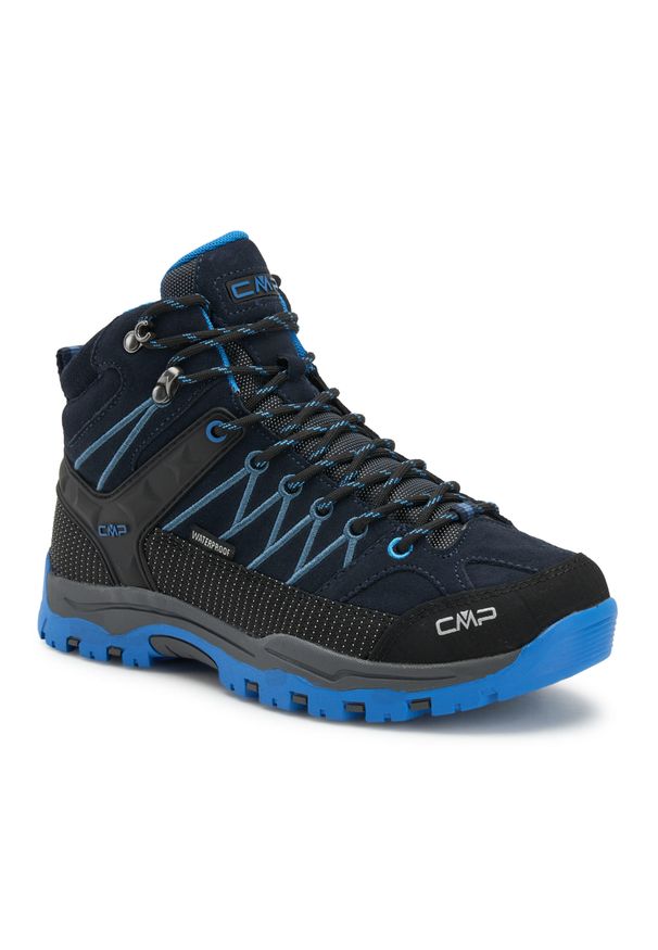 Buty trekkingowe juniorskie CMP Rigel Mid Wp. Okazja: na co dzień. Kolor: niebieski