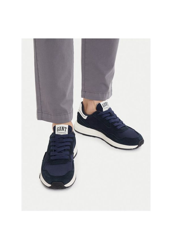 GANT - Sneakersy Gant. Kolor: niebieski
