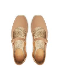 Castañer Espadryle Pepa/250 025701 Beżowy. Kolor: beżowy. Materiał: skóra