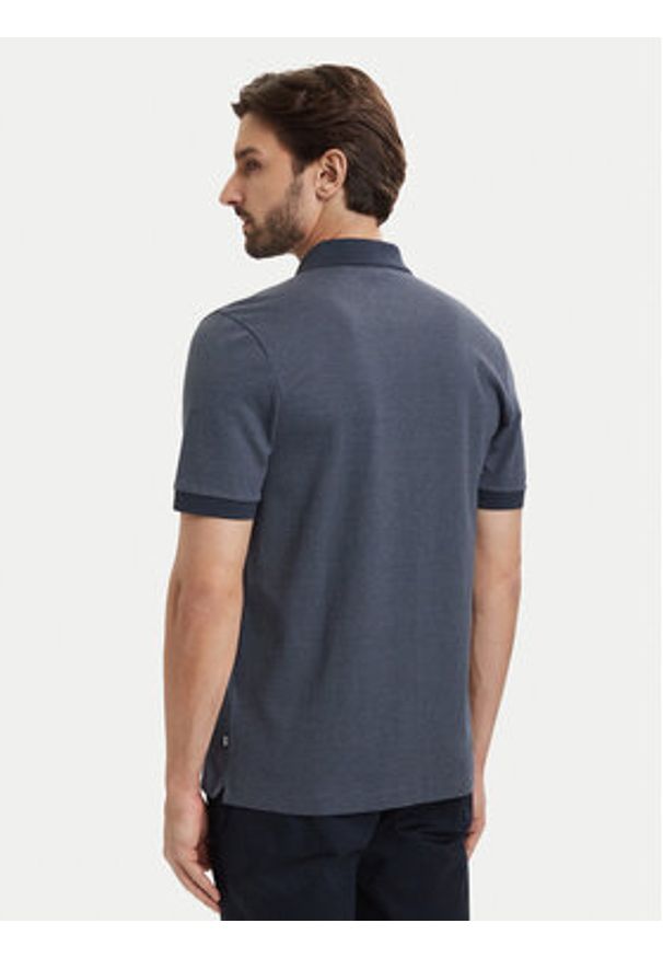 BOSS Koszula H-Powell 102 50560014 Granatowy Regular Fit. Kolor: niebieski. Materiał: bawełna