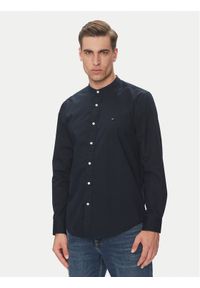 TOMMY HILFIGER - Tommy Hilfiger Koszula MW0MW39966 Granatowy Regular Fit. Kolor: niebieski. Materiał: bawełna