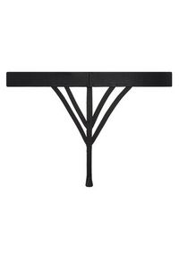 Hunkemöller Stringi Avela 302373 Czarny. Kolor: czarny. Materiał: syntetyk