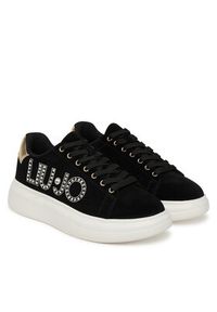 Liu Jo Sneakersy Babol 01 BF5059 PX002 Czarny. Kolor: czarny. Materiał: zamsz, skóra #6