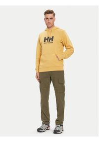 Helly Hansen Bluza HH Logo 54582 Beżowy Regular Fit. Kolor: beżowy. Materiał: bawełna #5