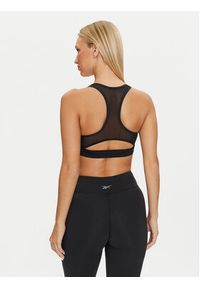 Reebok Biustonosz sportowy Lux Bold Racr Bra 100075369 Czarny Slim Fit. Kolor: czarny. Materiał: syntetyk #3