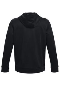 Under Armour Bluza UA Armour Fleece Hoodie 1373353 Czarny Regular Fit. Kolor: czarny. Materiał: syntetyk