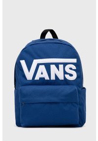 Vans plecak duży z aplikacją. Kolor: niebieski. Wzór: aplikacja #1