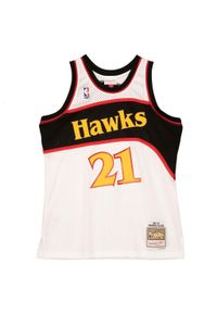 Mitchell & Ness - Koszulka NBA Atlanta Hawks Dominique Wilkins. Kolor: biały. Sport: koszykówka #1