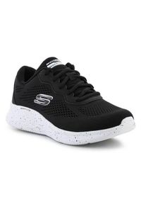 skechers - Klapki damskie Skechers Skech-lite. Kolor: czarny, biały, wielokolorowy. Materiał: tkanina