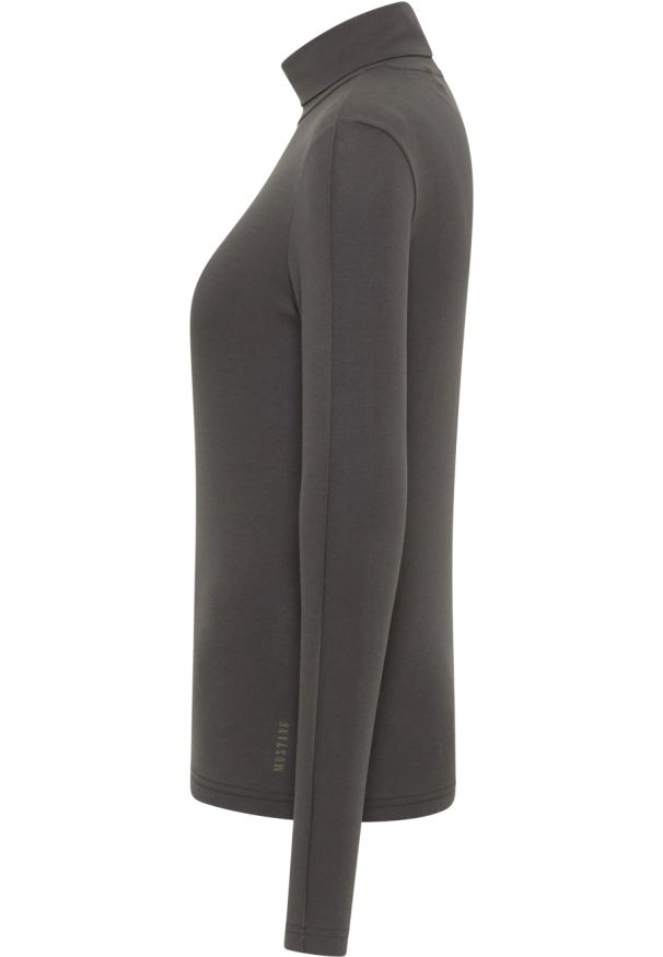 Damski Longsleeve Mustang Style Shiloh Pirate Black 1015944 4088. Długość rękawa: długi rękaw