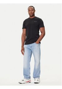 Tommy Jeans T-Shirt Linear Chest DM0DM21780 Czarny Slim Fit. Kolor: czarny. Materiał: bawełna #5