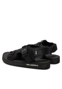 Karl Lagerfeld - KARL LAGERFELD Sandały KL70515 Czarny. Kolor: czarny. Materiał: materiał