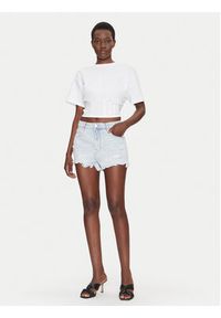 Liu Jo Szorty jeansowe UA5253 D0238 Niebieski Regular Fit. Kolor: niebieski. Materiał: bawełna