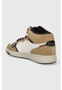 Pepe Jeans sneakersy KORE BASKET M kolor brązowy PMS30999. Nosek buta: okrągły. Kolor: brązowy. Materiał: guma. Szerokość cholewki: normalna #5