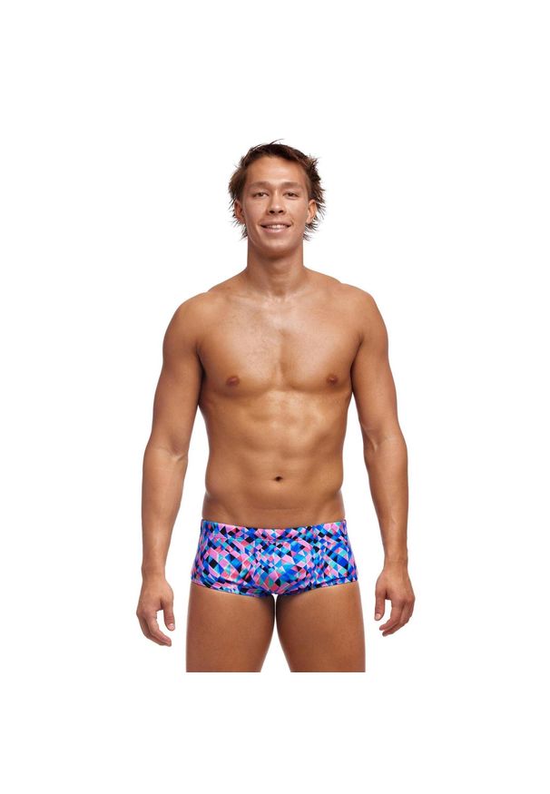 FUNKY TRUNKS - Trunki męskie Funky Trunks Warp Tour - sidewinder. Kolor: wielokolorowy, niebieski