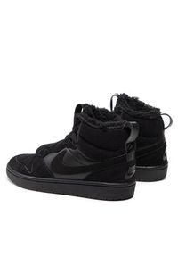 Nike Sneakersy Court Borough Mid 2 Boot Bg CQ4023 001 Czarny. Kolor: czarny. Materiał: skóra, zamsz #7