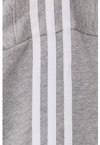 adidas Originals - Bluza bawełniana. Typ kołnierza: kaptur. Kolor: szary. Materiał: bawełna. Wzór: melanż #3
