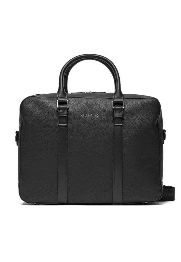 VALENTINO - Valentino Torba na laptopa Efeo VBS7O929 Czarny. Kolor: czarny. Materiał: skóra
