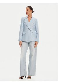 Gaudi Marynarka 511FD35008 Błękitny Regular Fit. Kolor: niebieski. Materiał: syntetyk #3