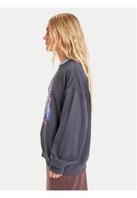 Quiksilver Bluza EQWFT03188 Szary Oversize. Kolor: szary. Materiał: bawełna #3