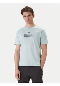BOSS T-Shirt TS_Unity 50554557 Turkusowy Regular Fit. Kolor: turkusowy. Materiał: bawełna #1