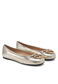 Pinko - PINKO Baleriny Gioia 03 SD0295 P049 Złoty. Kolor: złoty. Materiał: skóra