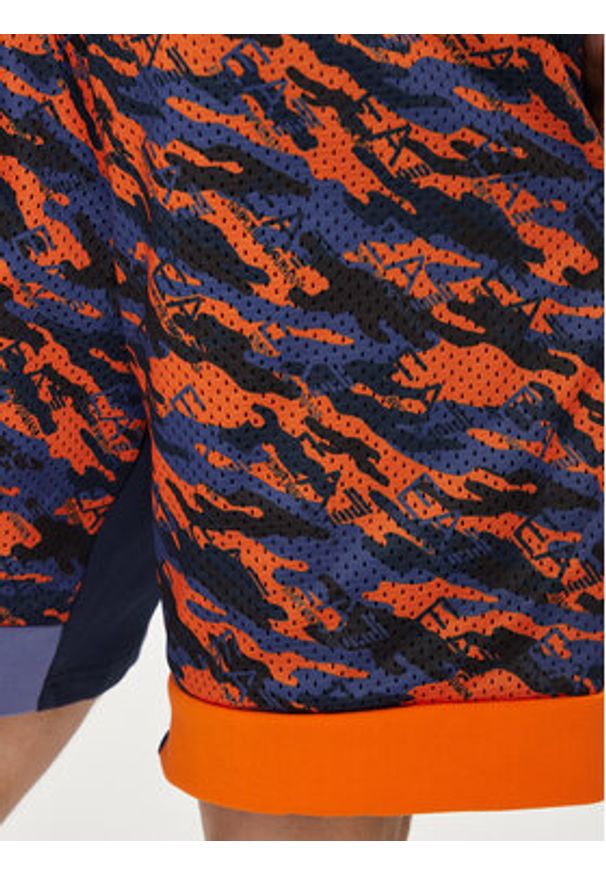 EA7 Emporio Armani Szorty sportowe 3DPS60 PJEQZ 2605 Pomarańczowy Regular Fit. Okazja: na plażę. Kolor: pomarańczowy. Materiał: syntetyk. Styl: sportowy