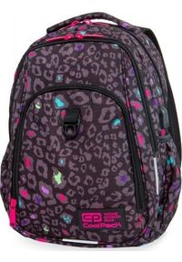 Patio Plecak szkolny Coolpack Cp Czarna Pantera Strike fioletowy. Kolor: wielokolorowy, czarny, fioletowy. Wzór: motyw zwierzęcy