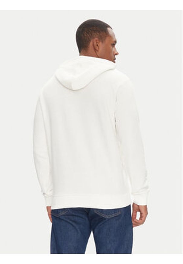 Pepe Jeans Bluza Essential PM582839 Biały Regular Fit. Kolor: biały. Materiał: bawełna