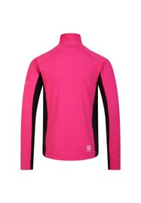 DARE 2B - Dziecięca Bluza Z Suwakiem Emergent. Kolor: czarny, różowy, wielokolorowy. Sezon: zima. Sport: turystyka piesza