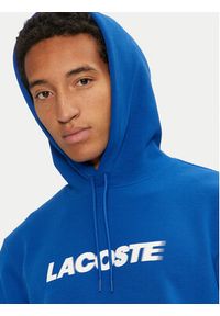 Lacoste Bluza SH2860 Niebieski Regular Fit. Kolor: niebieski. Materiał: bawełna