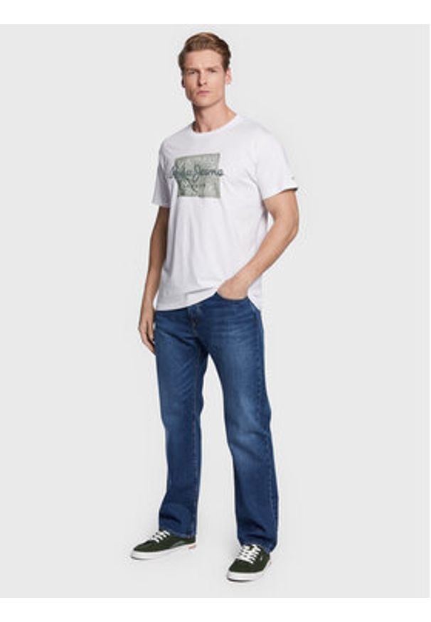 Pepe Jeans Jeansy Penn PM206739 Niebieski Relaxed Fit. Kolor: niebieski