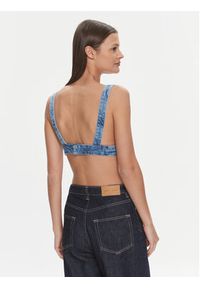 Calvin Klein Jeans Top J20J222475 Niebieski Slim Fit. Kolor: niebieski. Materiał: bawełna #3