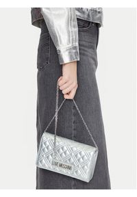 Love Moschino - LOVE MOSCHINO Torebka JC4079PP1MLA196B Srebrny. Kolor: srebrny. Materiał: skórzane #5
