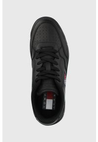 Tommy Jeans sneakersy EM0EM00900BDS kolor czarny. Nosek buta: okrągły. Zapięcie: sznurówki. Kolor: czarny. Materiał: materiał, włókno, guma #2