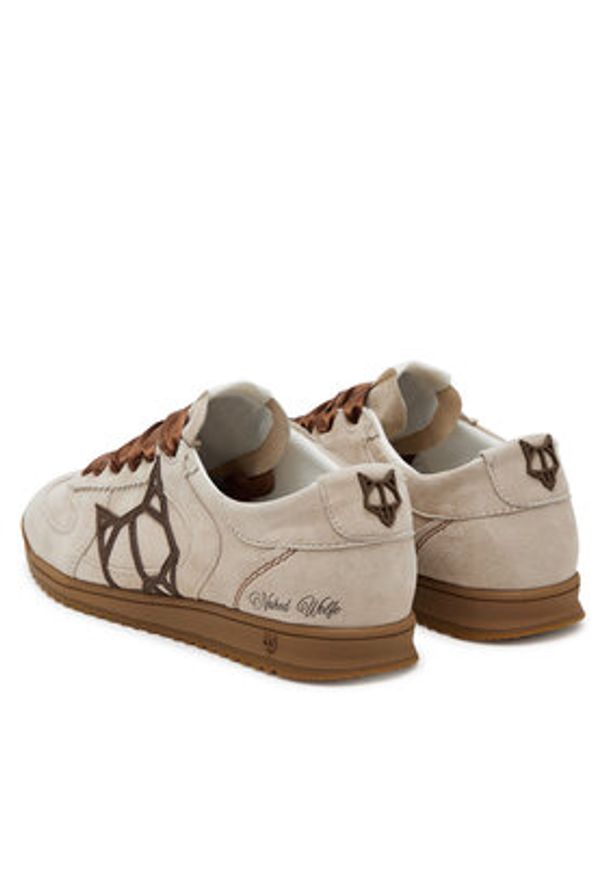 Naked Wolfe Sneakersy Exposuree Beżowy. Kolor: beżowy. Materiał: skóra