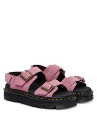 Dr. Martens Sandały Zebzag DM42689650 Różowy. Kolor: różowy. Materiał: skóra, zamsz #6