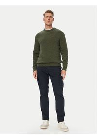 Aeronautica Militare Sweter 262MA1645UL00924 Khaki Regular Fit. Kolor: brązowy. Materiał: wełna #3