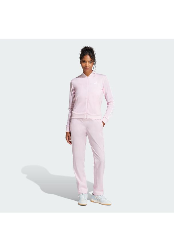 Adidas - Dres Dayready. Kolor: różowy. Materiał: dresówka. Sport: fitness