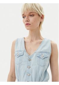 Levi's® Kombinezon 001WM-0000 Błękitny Regular Fit. Kolor: niebieski. Materiał: bawełna #5