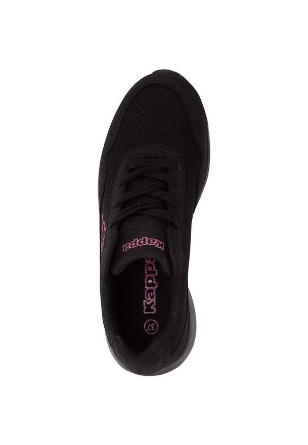 Buty damskie Kappa Follow OC. Zapięcie: sznurówki. Kolor: czarny. Materiał: syntetyk, tkanina, materiał. Szerokość cholewki: normalna. Sport: turystyka piesza