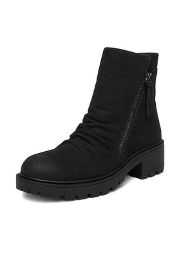 Clara Barson Botki CEO-HY8007S-1 Czarny. Kolor: czarny. Materiał: materiał