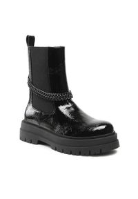 DeeZee Botki H13119-4 Czarny. Kolor: czarny. Materiał: skóra #1