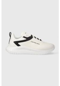 Calvin Klein Jeans sneakersy EVA RUNNER LACEUP MESH WN kolor biały YW0YW01215. Nosek buta: okrągły. Zapięcie: sznurówki. Kolor: biały. Materiał: mesh #1