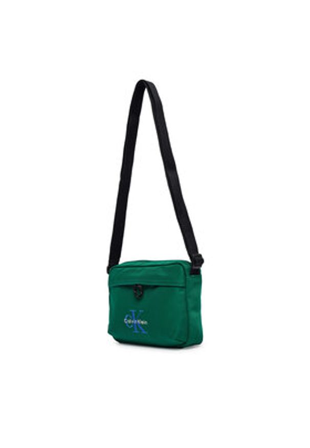 Calvin Klein Saszetka Bold Camera Bag LV04D3117G Zielony. Kolor: zielony. Materiał: materiał