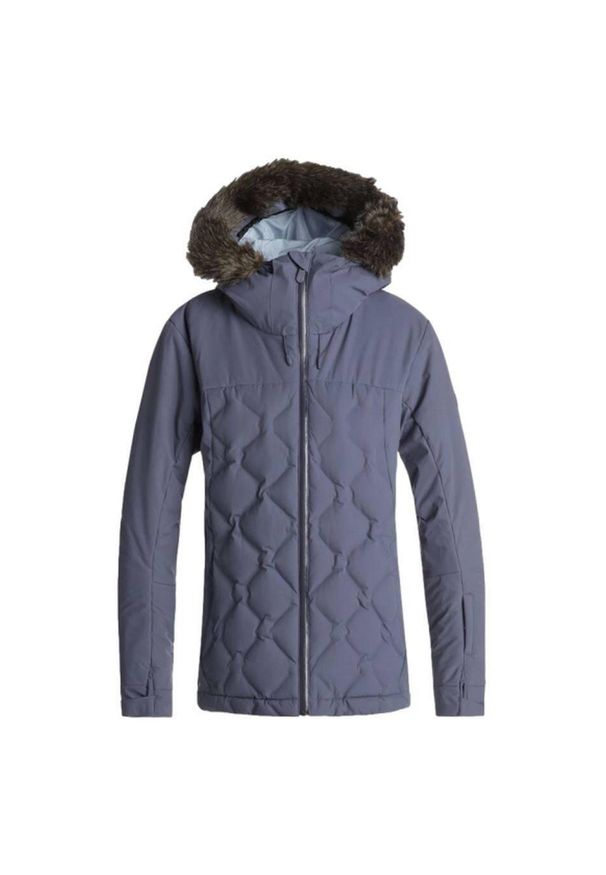 Kurtka narciarska damska Roxy Quilted membrana 20K. Kolor: niebieski. Materiał: poliester. Sezon: zima. Sport: narciarstwo