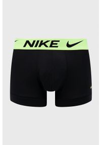 Nike Bokserki (3-pack) męskie kolor czarny. Kolor: czarny. Materiał: skóra, włókno, tkanina
